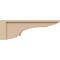Ekena Millwork 5"W x 30"D x 10"H Thin Bryant Rough Cedar Woodgrain TimberThane Corbel, Primed Tan CORUR05X30X10BRYRCPR - alternate 3